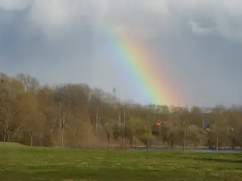 Regenboog in Aldeneik (België)